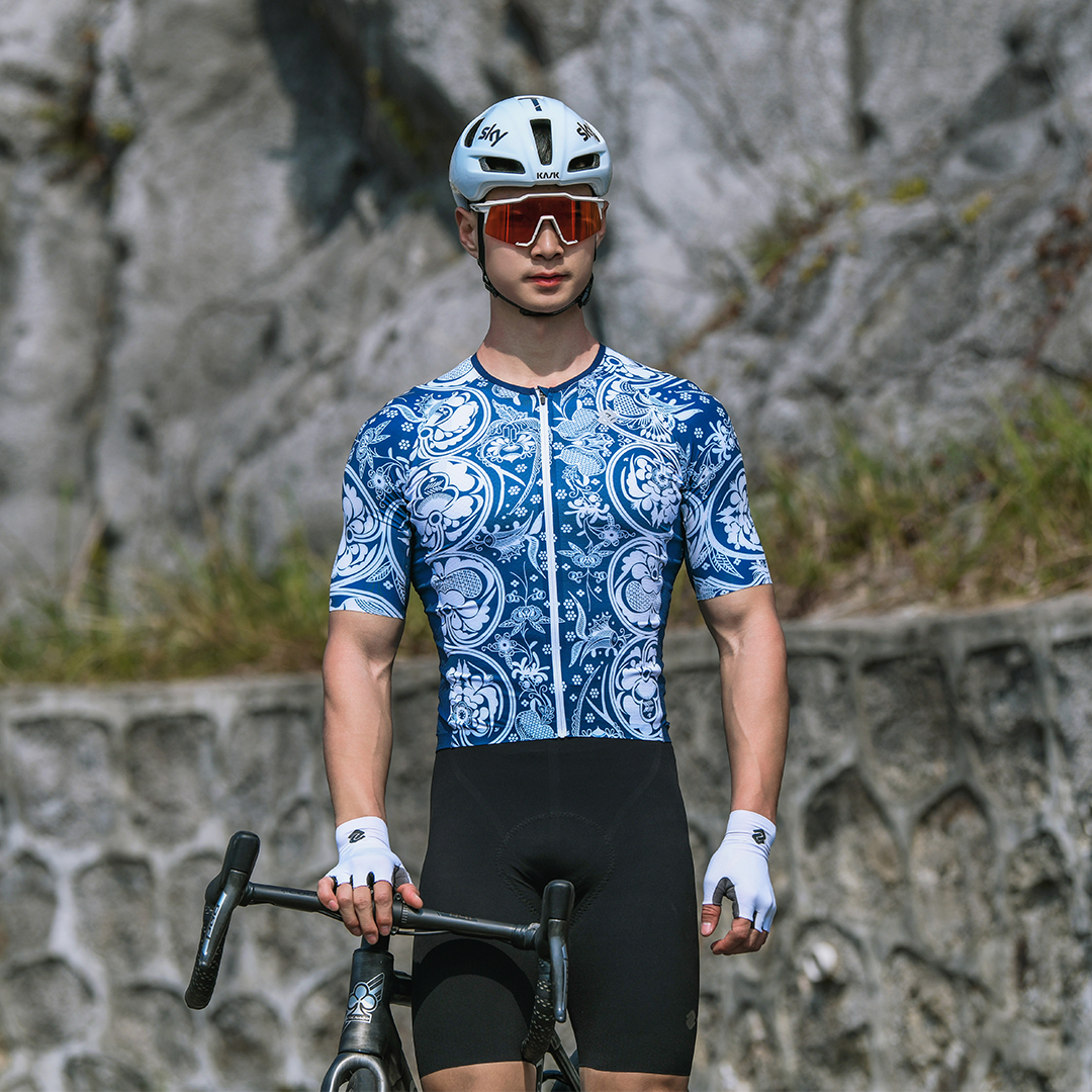 Sew-Free SS Blue and White Jersey