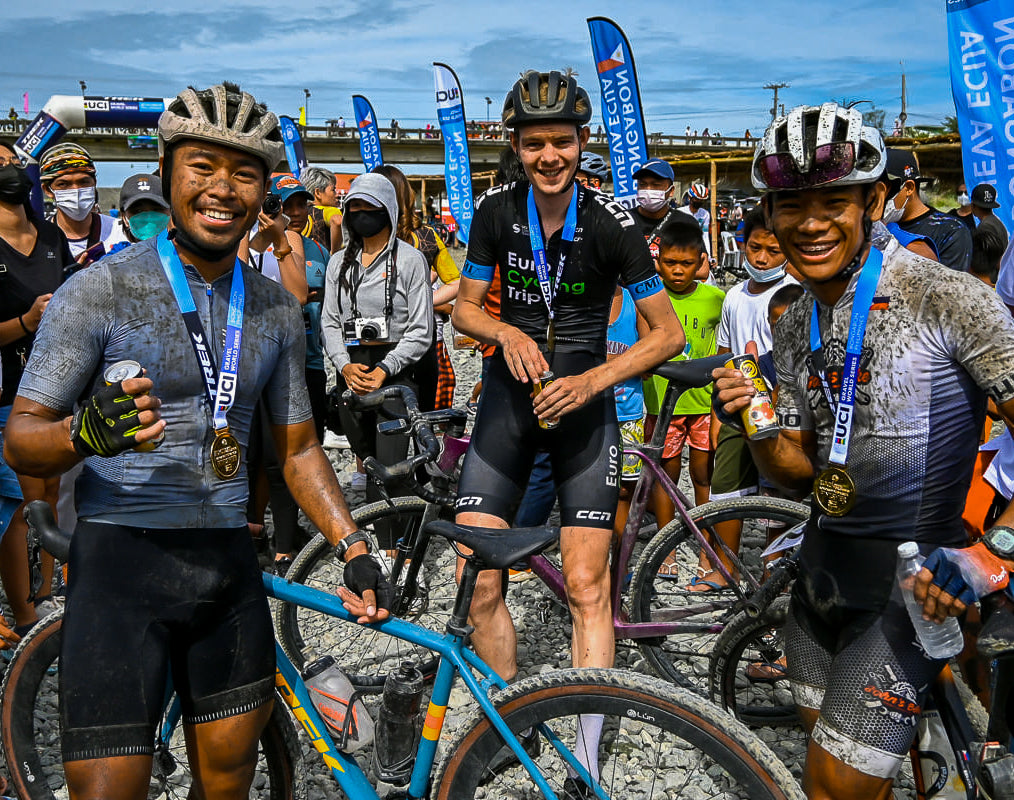 EuroCyclingTrips Pro Cycling rider Rick Nobel participated in the inaugural UCI World Gravel event in the Philippines, and won!