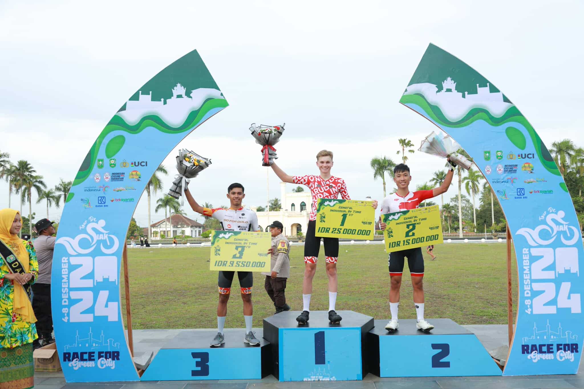 Go For Gold Shines at Tour de Siak: Jericho Jay Lucero Claims 3rd in Stage 1