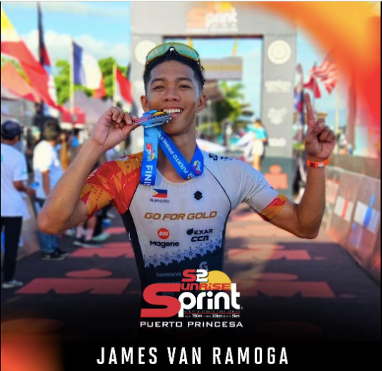 James Van Ramoga Dominates IRONMAN 70.3 Puerto Princesa Sunrise Sprint in CCN Sport Custom Trisuit