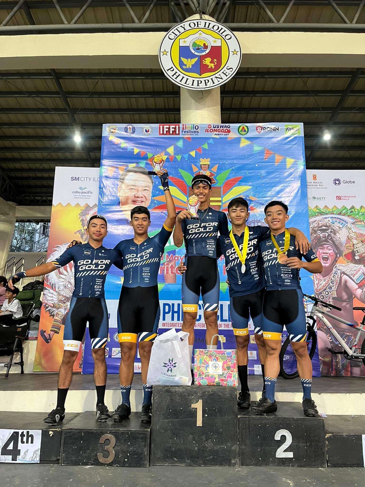 Go for Gold Developmental Team Shines at Dinagyang Cycling Festival