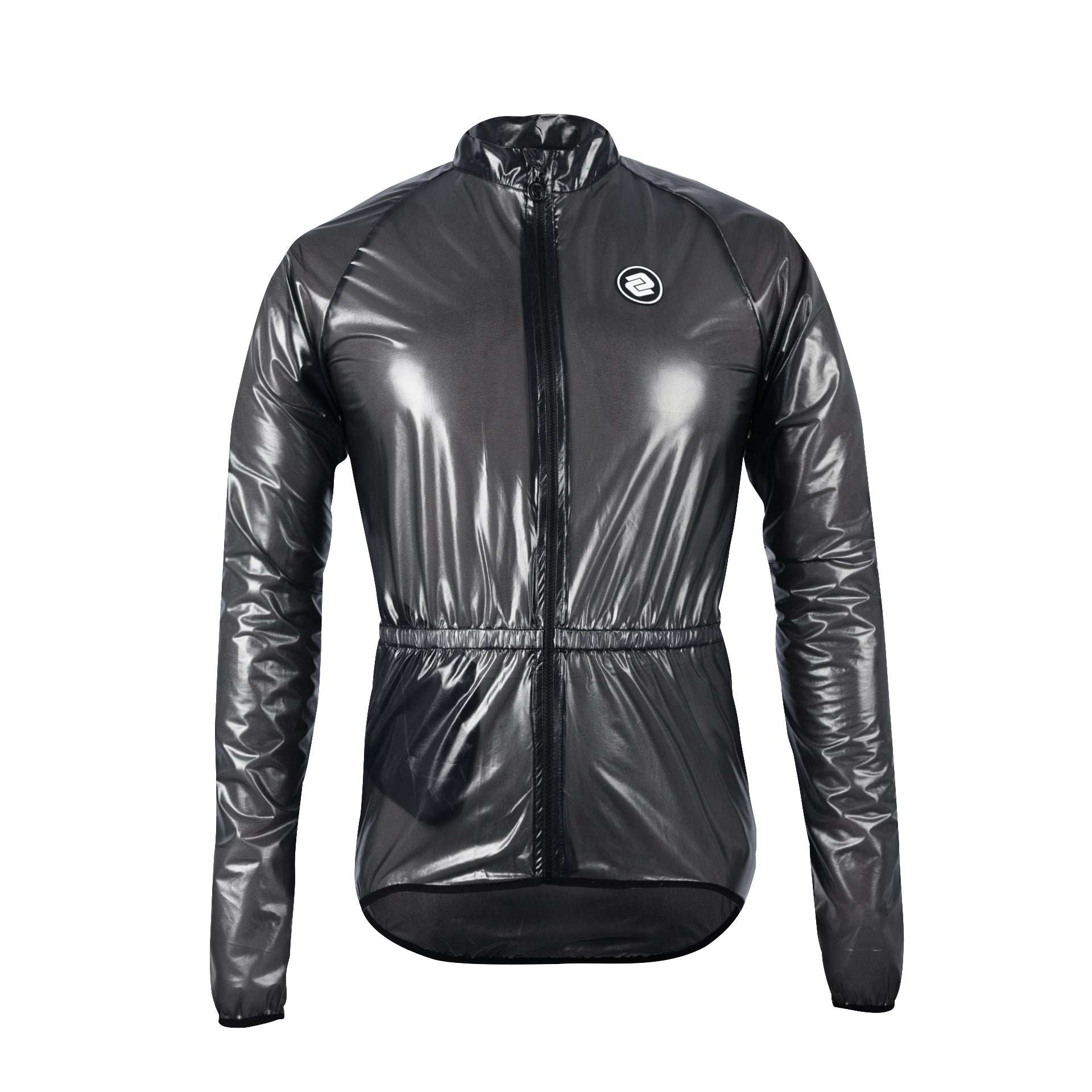 Black fashion rain jackets