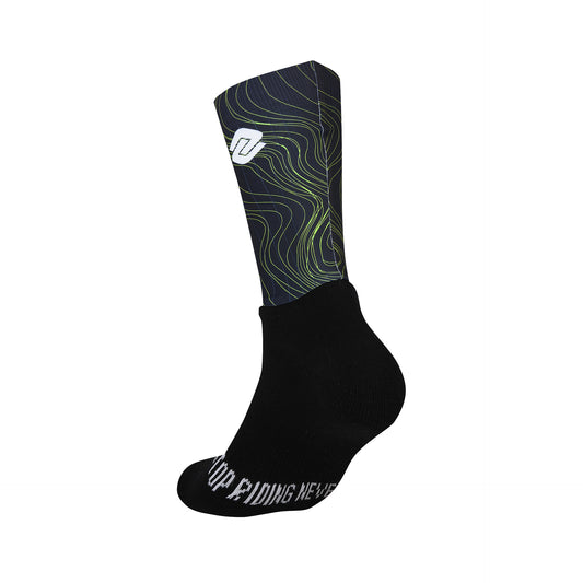 Aero TT Socks Green Accessories, Mens, Sew-Free, Socks