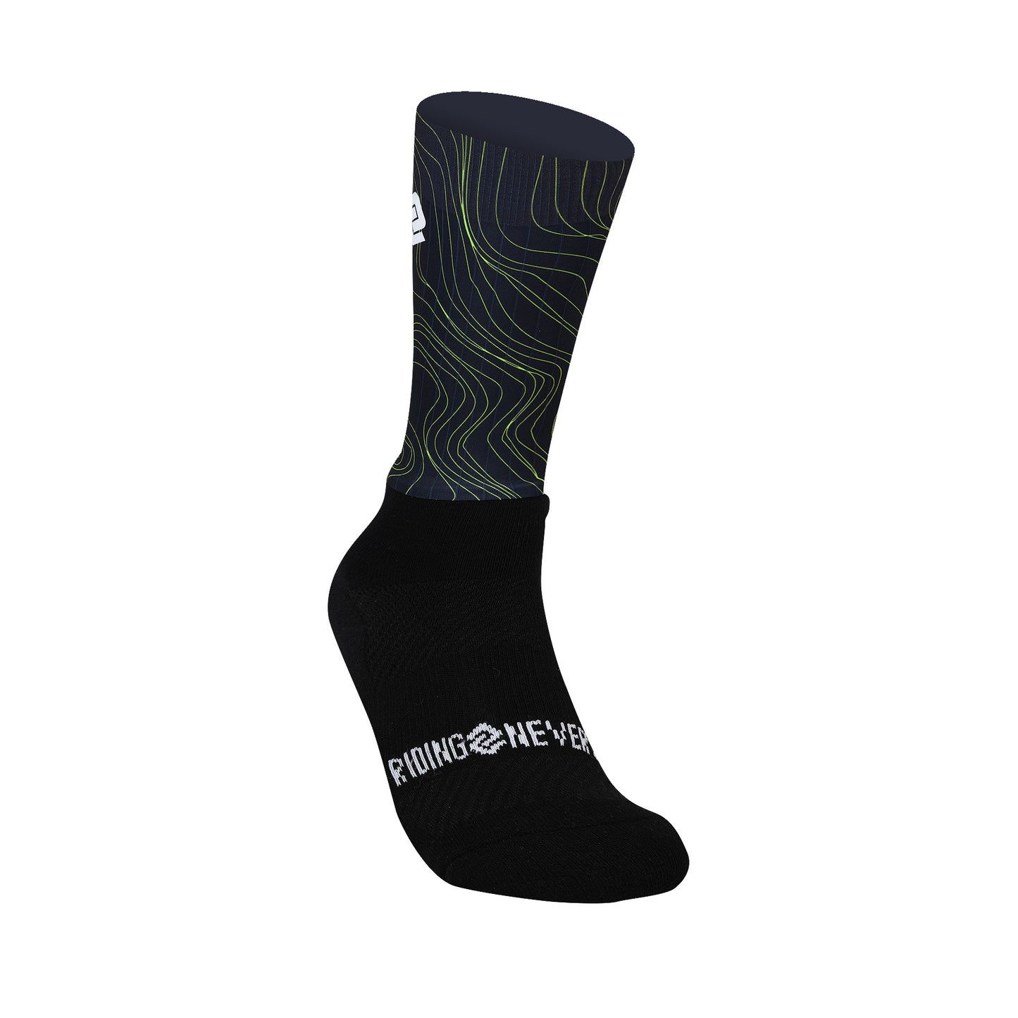 Aero TT Socks Green Accessories, Mens, Sew-Free, Socks